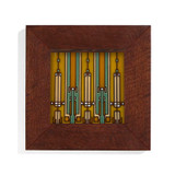 Carly Quinn Frank Lloyd Wright Coonley House Oak Framed Ceramic Tile Carly Quinn Frank Lloyd Wright Coonley House Oak Framed Ceramic Tile