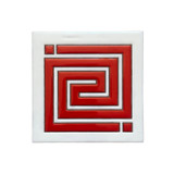 Carly Quinn Frank Lloyd Wright Whirling Arrow Ceramic Art Tile Trivet Carly Quinn Frank Lloyd Wright Whirling Arrow Ceramic Art Tile Trivet