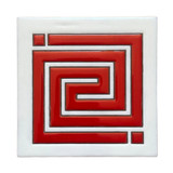 Carly Quinn Frank Lloyd Wright Whirling Arrow Ceramic Art Tile Trivet Carly Quinn Frank Lloyd Wright Whirling Arrow Ceramic Art Tile Trivet