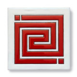 Carly Quinn Frank Lloyd Wright Whirling Arrow Ceramic Art Tile Trivet Carly Quinn Frank Lloyd Wright Whirling Arrow Ceramic Art Tile Trivet