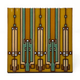 Carly Quinn Frank Lloyd Wright Coonley House Ceramic Art Tile Trivet Carly Quinn Frank Lloyd Wright Coonley House Ceramic Art Tile Trivet