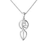 Charles Rennie Mackintosh Art School Sterling Silver Pendant Necklace Charles Rennie Mackintosh Art School Sterling Silver Pendant Necklace