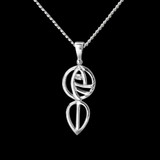 Charles Rennie Mackintosh Art School Sterling Silver Pendant Necklace Charles Rennie Mackintosh Art School Sterling Silver Pendant Necklace