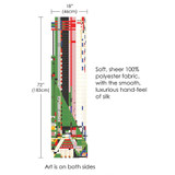 Frank Lloyd Wright Hillside Curtain Sheer Scarf