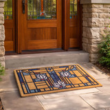 Frank Lloyd Wight Waterlilies Doormat Style Shot doorway