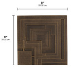 Frank Lloyd Wright Ennis Tile Plaques Set of 4 Dimensions
