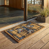 Frank Lloyd Wright Waterlilies Doormat 36" x 24" Style Shot