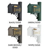 Frank Lloyd Wright Tree Of Life Custom Side Numbered Mailbox Color Swatch