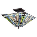 Arts & Crafts Kinsey Semi-Flush Ceiling Fixture