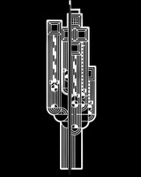 Frank Lloyd Wright Saguaro Forms Wrightsicle Ornament