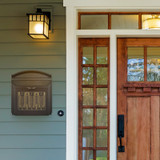 Frank Lloyd Wright Locking Wall Mailbox Style Shot