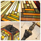 Arts & Crafts Innes 2 Floor Lamp Collage