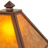 Mission Amber Mica Table Lamp