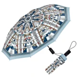 Frank Lloyd Wright Waterlilies Travel Umbrella