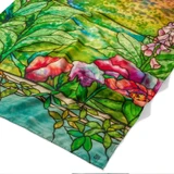 Met Museum Louis C. Tiffany Garden Landscape 100% Silk Scarf