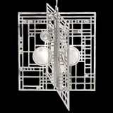 Frank Lloyd Wright Coonley Triptych 3D Gift Ornament