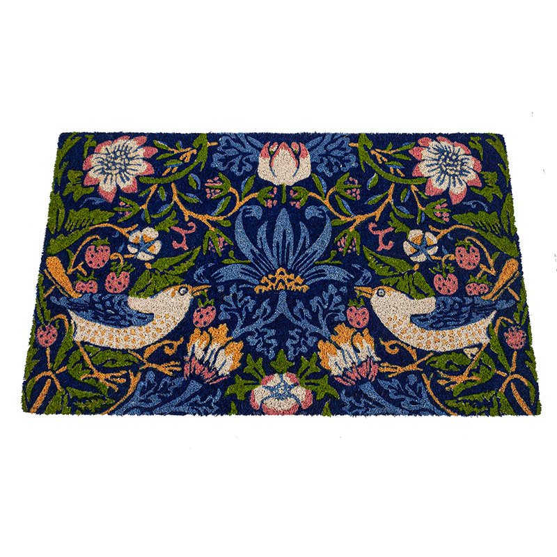 Arts & Crafts William Morris Strawberry Thief Doormat