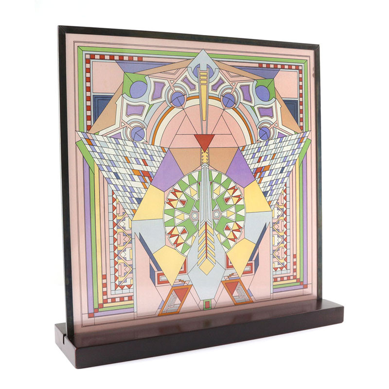 Frank Lloyd Wright Imperial Hotel Peacock Rug Stained Glass
