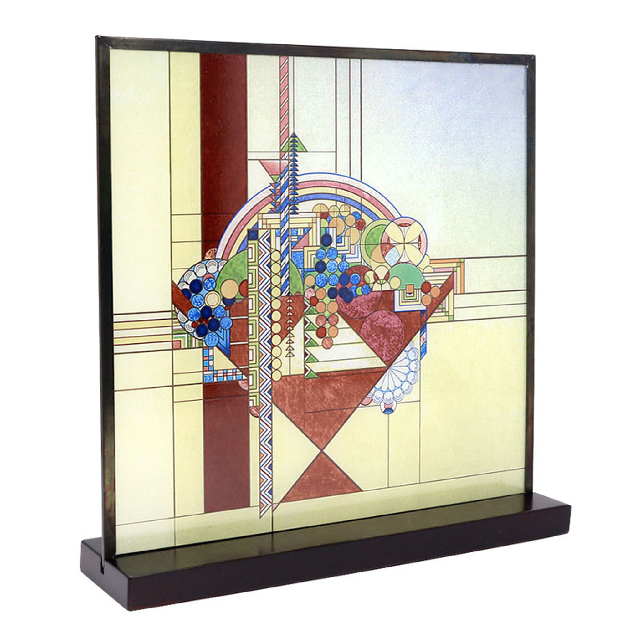 Frank Lloyd Wright May Basket Stained Glass