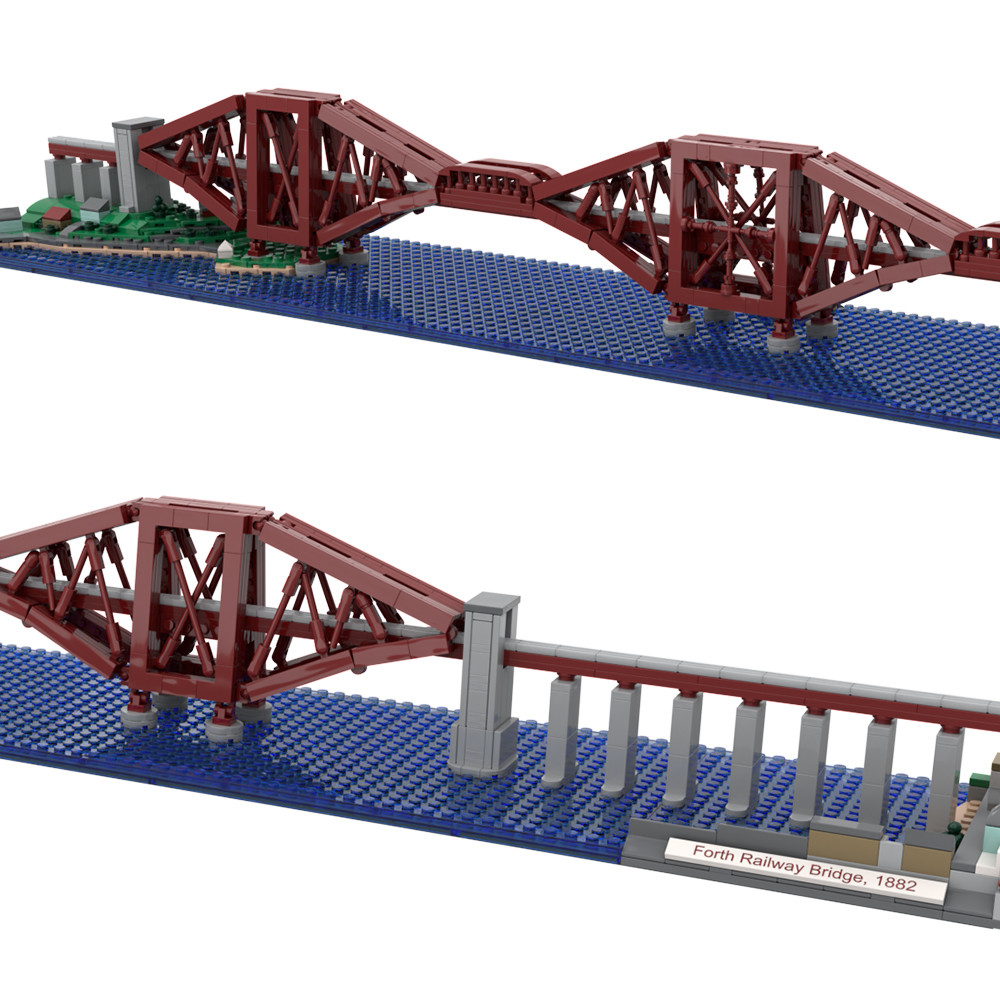 Forth Railway Bridge Building Brick Set