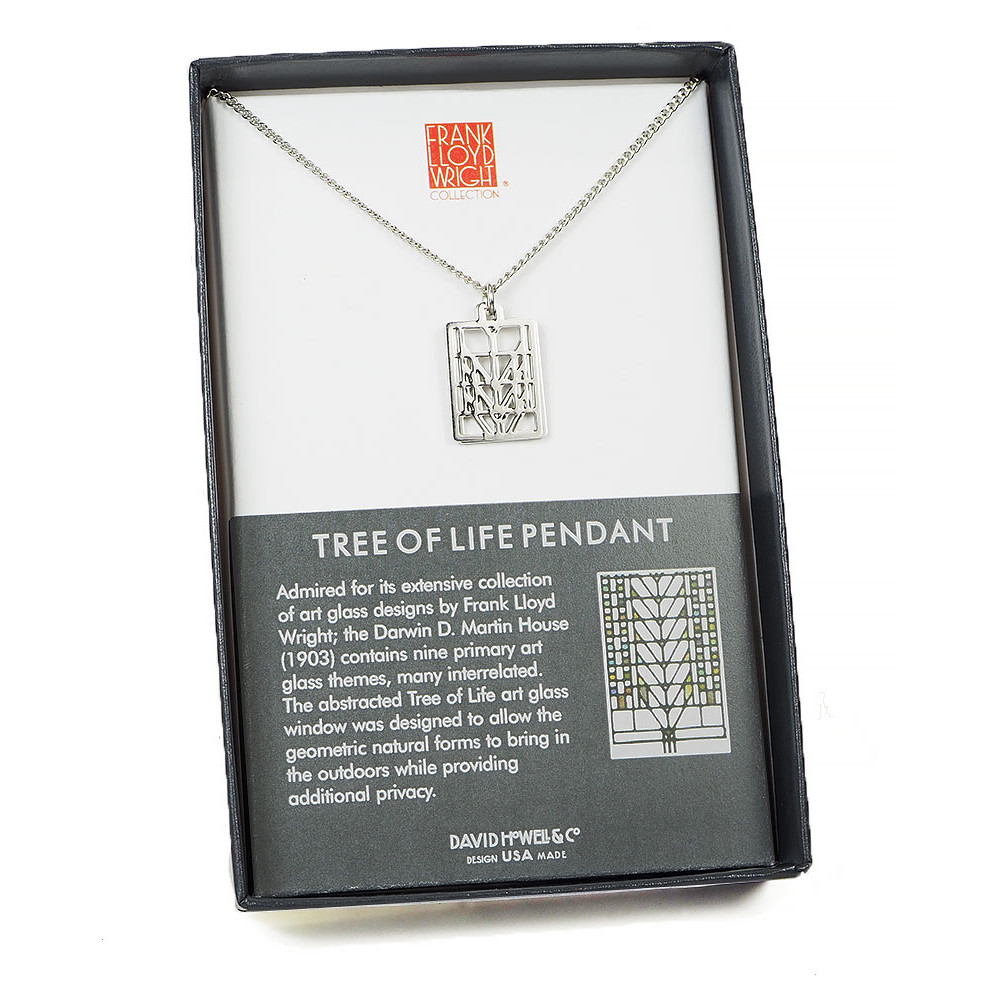 Frank Lloyd Wright Tree of Life Pendant
