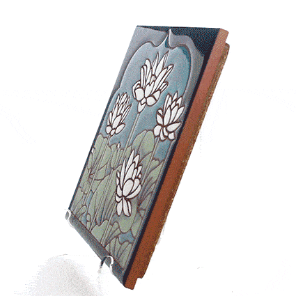 Carly Quinn Lotus Field Ceramic Tile