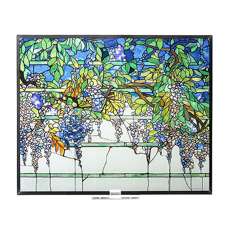 Louis Comfort Tiffany Wisteria Stained Glass Mission Craftsman