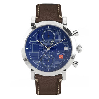 Frank Lloyd Wright Blueprint Chronograph Watch