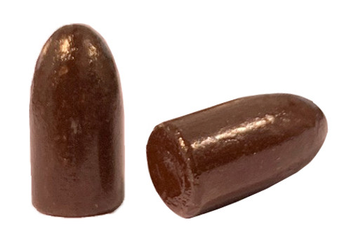 38/357 and 9 MM 160 Grain Round Nose No Lube Groove Coated Bullet 38/357 and 9 MM 160 Grain Round Nose No Lube Groove Coated Bullet