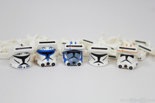 Printed MicroBinoculars - Blue Stripe