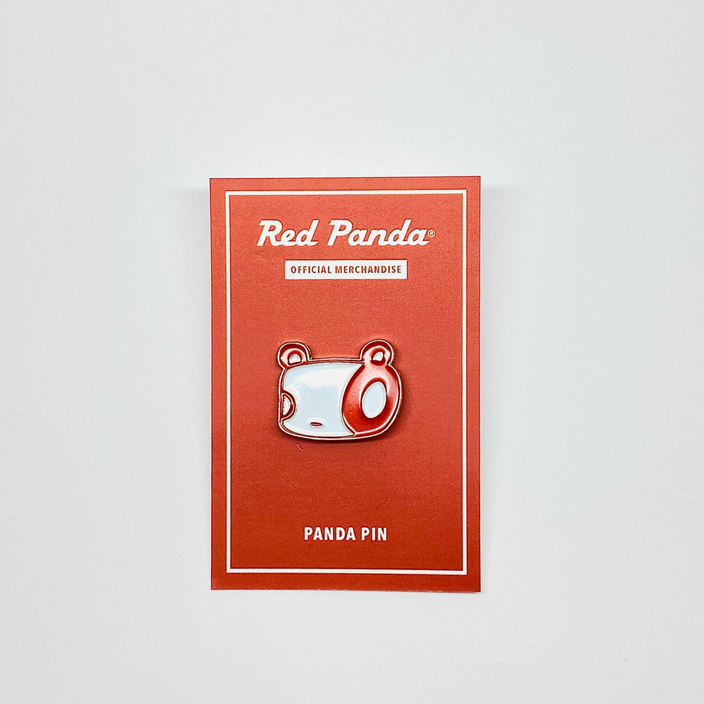 Panda Head Enamel Pin