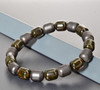 Mens Amber Beaded Bracelet