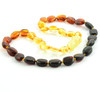 Amber Teething Necklace Rainbow