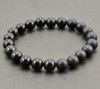 Black Mens Amber Bracelet