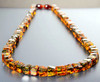 Amber Beaded Necklace 