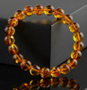 Mens Amber Beaded Bracelet