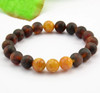 Mens Amber Beaded Bracelet