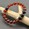 Mens Amber Beaded Bracelet