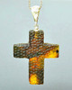 Amber Cross Pendant