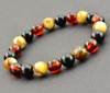 Mens Amber Beaded Bracelet