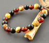 Mens Amber Beaded Bracelet