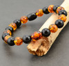 Mens Amber Beaded Bracelet