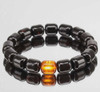 Mens Amber Beaded Bracelet