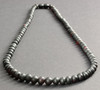 Black Mens Amber Beaded Necklace Black Mens Amber Beaded Necklace