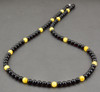 Mens Amber Beaded Necklace