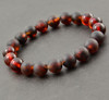 Mens Amber Beaded Bracelet