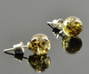 Amber Stud Earrings