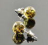 Amber Stud Earrings