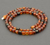 Mens Amber Beaded Necklace