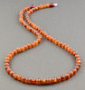Mens Amber Beaded Necklace